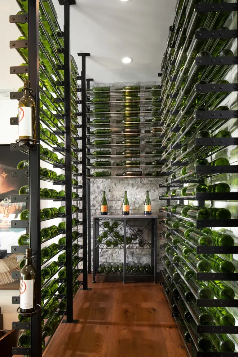 Thumbnail: Evolution Double Sided Wine Wall Post Kit 10 3C (floor-to-ceiling wine