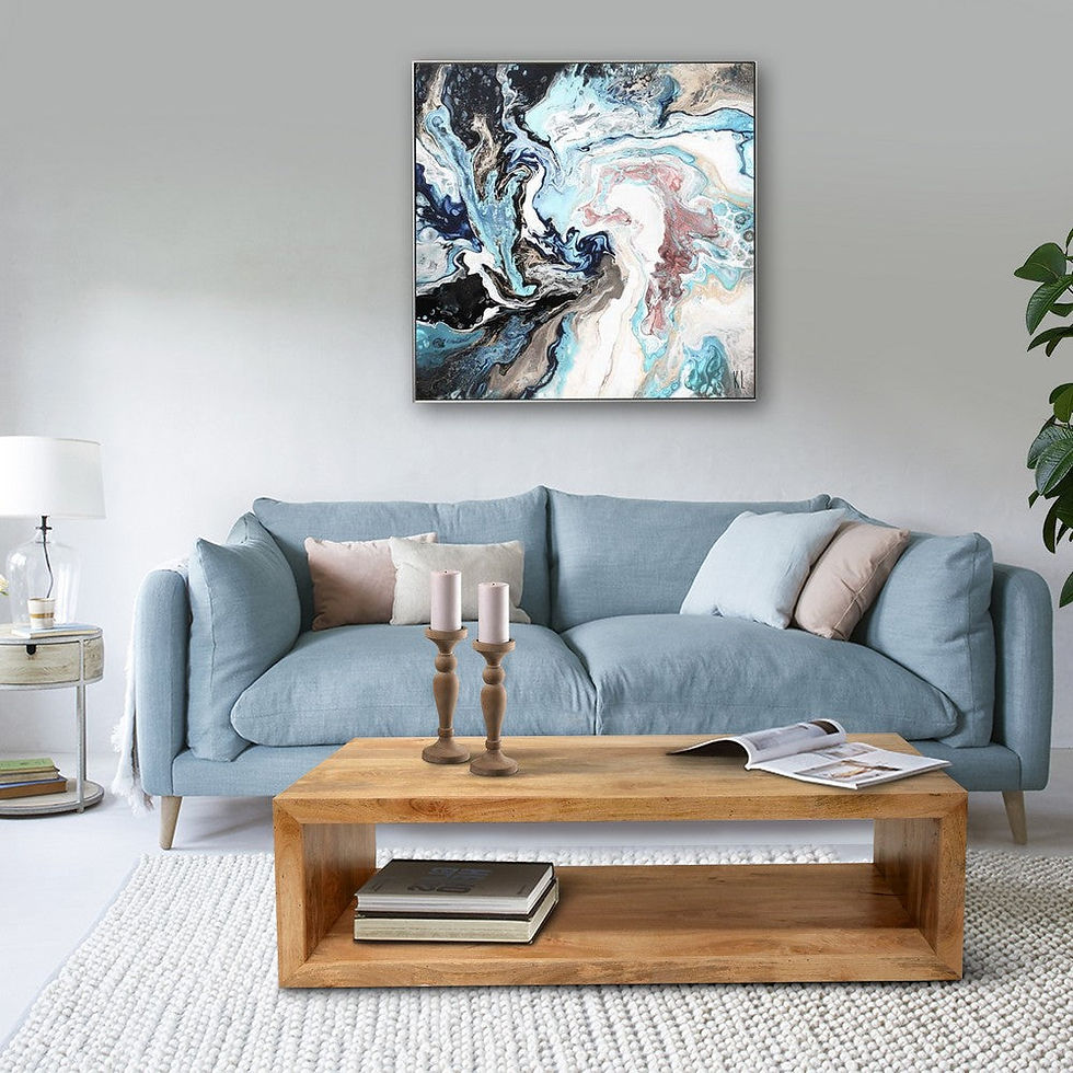 Thumbnail: The Urban Port Keli 58" Mango Wood Coffee Table, Open Cube, 1 Shelf