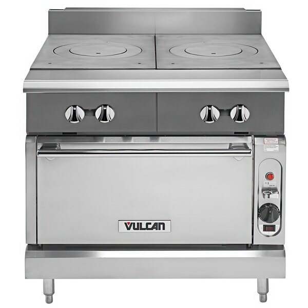 Vulcan V2FT36S-LP V Series Liquid Propane 36″ Heavy-Duty Range with 2 French Pla