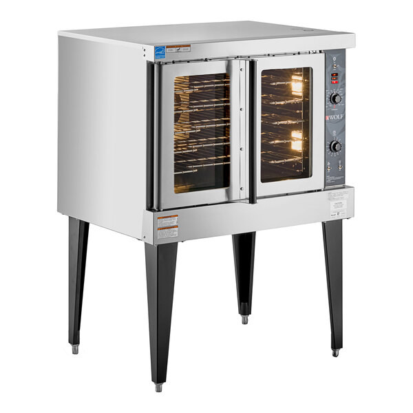 Wolf by Vulcan WC4GD-11D3 Single Deck Full Size Natural Gas Convection Oven – 50