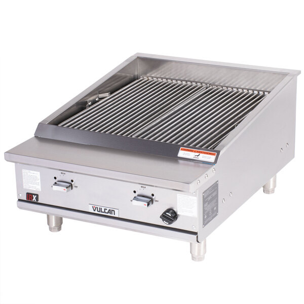 Vulcan VTEC25-1 Natural Gas 25″ Infrared Charbroiler – 44,000 BTU