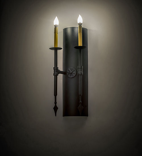 Meyda 10"W Warwick 2 LT Wall Sconce