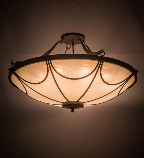 Meyda 42"W Carousel Inverted Pendant