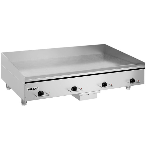 Vulcan HEG48E 48″ Electric Countertop Griddle with Snap-Action Thermostatic Cont