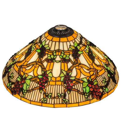 Meyda 20" Wide Jeweled Grape Shade