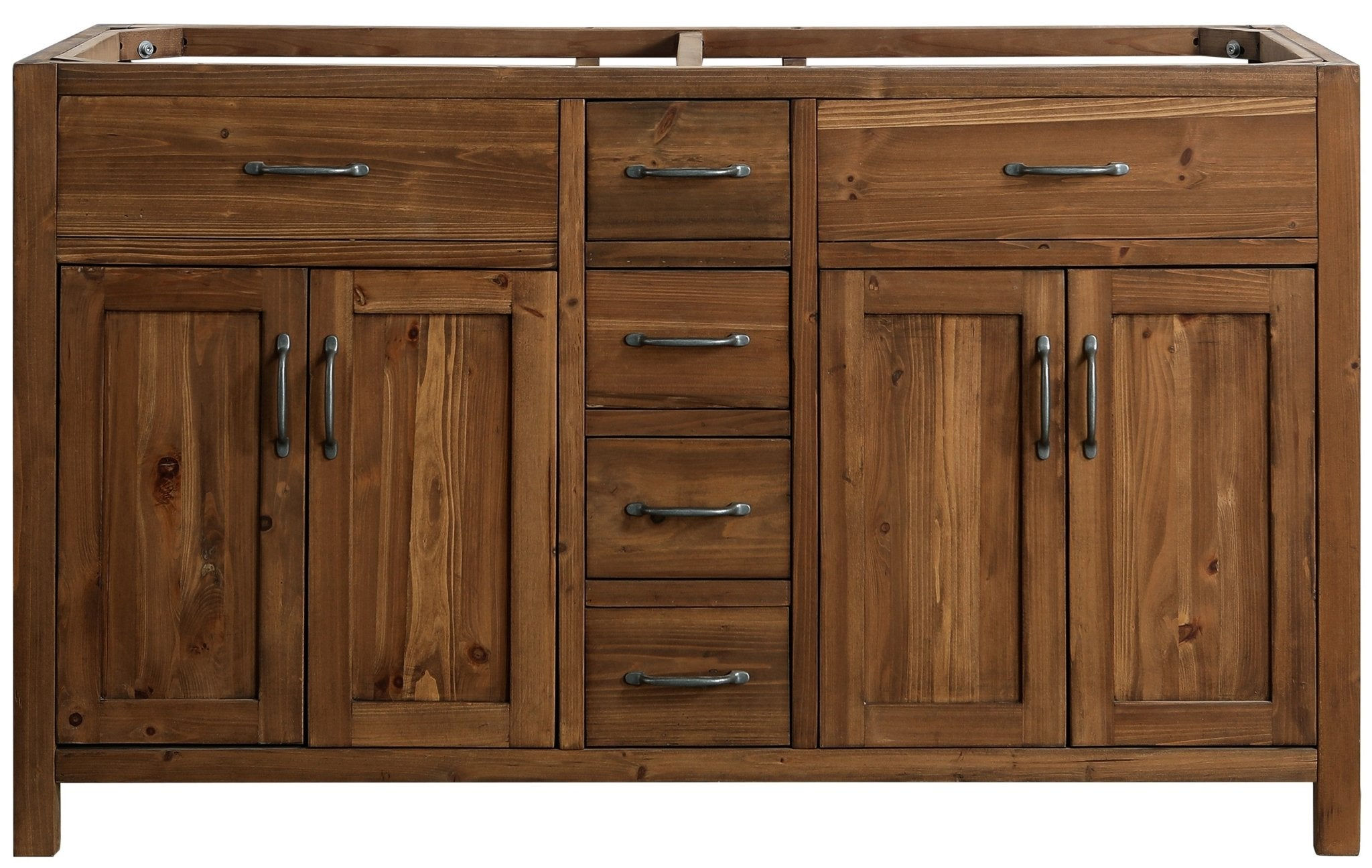 Design Element Bryson 60" Vanity Base Only - Walnut DEC4002-C-CB