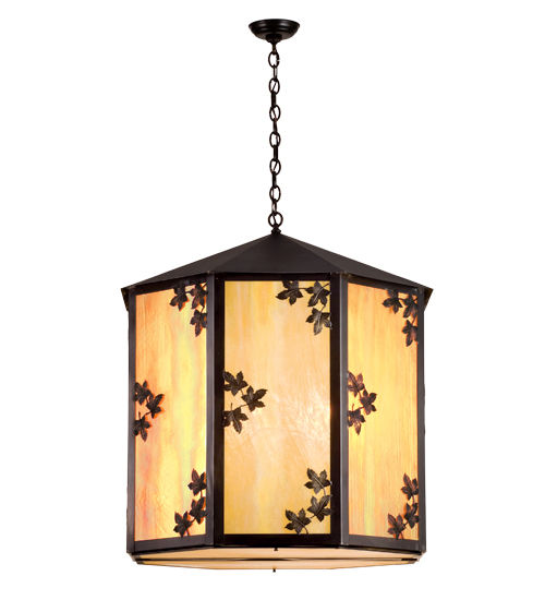 Meyda 31.5"W Maple Leaf Pendant
