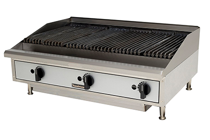 Thumbnail: TMRC24 Radiant Gas Charbroiler – 24″ Wide – Natural Gas, 60000 Total BTUs