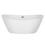 Thumbnail: 67" Freestanding Soaking LED Tub with Center Drain