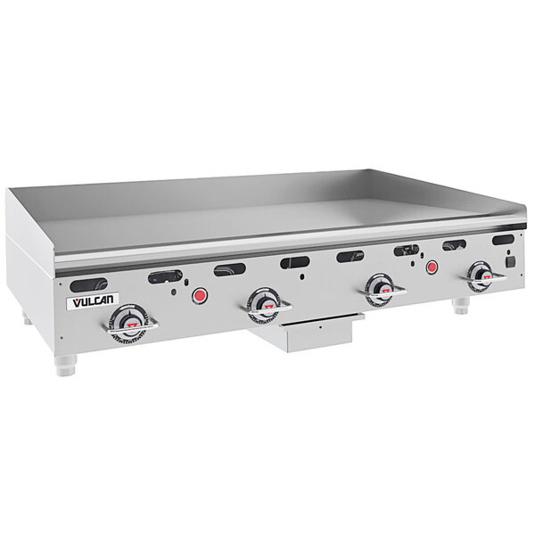 Vulcan MSA48-101 48″ Countertop Natural Gas Griddle with Snap Action Thermostati