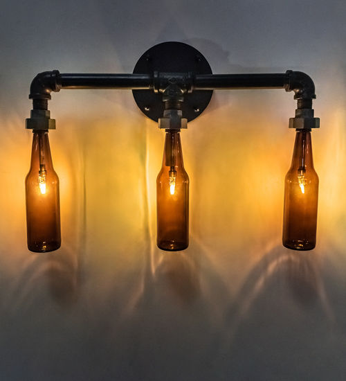 Meyda 20" Wide PipeDream 3 Light Wall Sconce
