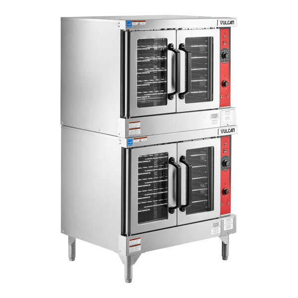 Vulcan VC44ED-208/3 Double Deck Full Size Electric Convection Oven – 208V, Field