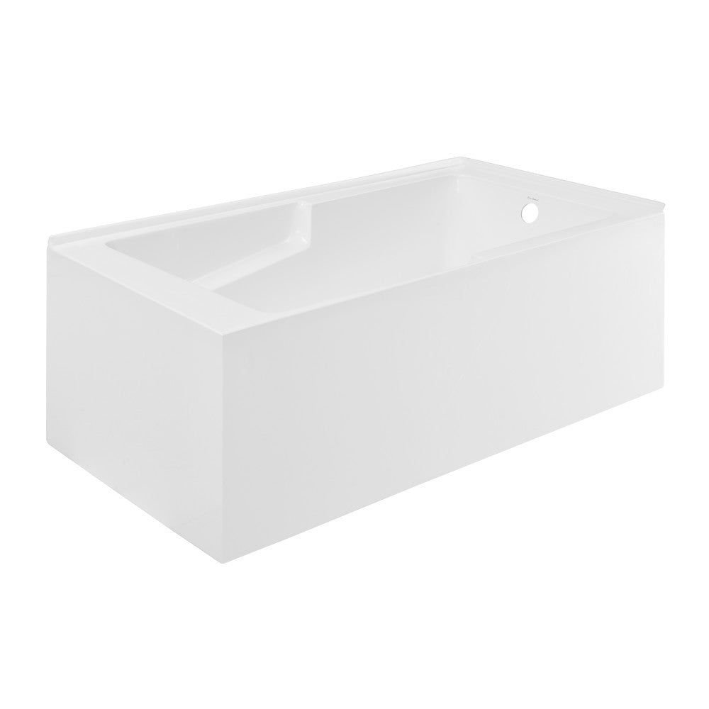 Swiss Madison Claire 60" x 32" Right-Hand Drain Drain Alcove Tub with Corner Apr