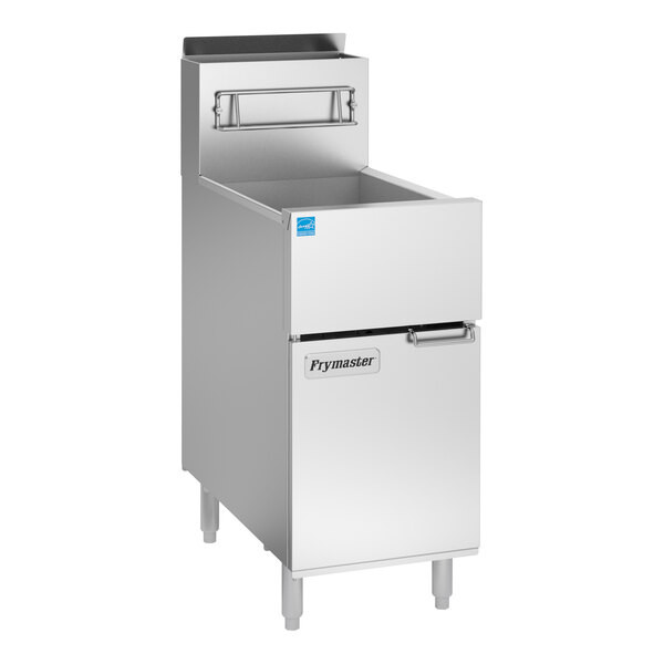 Frymaster ESG35T Natural Gas 35 lb. High Efficiency Floor Fryer with Stainless S