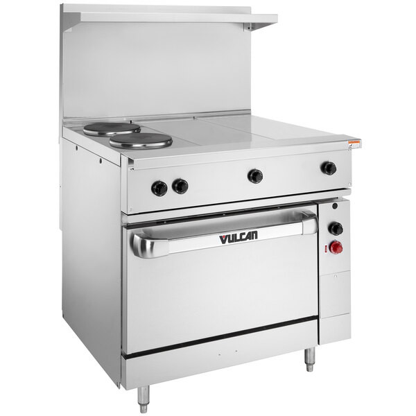 Vulcan EV36S-2FP2HT480 Endurance Series 36″ Electric Range with 2 French Plates