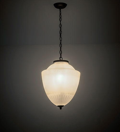 Meyda 14" Wide Ovum Aquinum Pendant