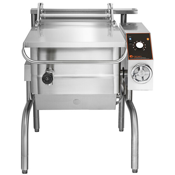 Groen BPM-15GC Stainless Steel 15-Gallon Tilting Liquid Propane Braising Pan – 6