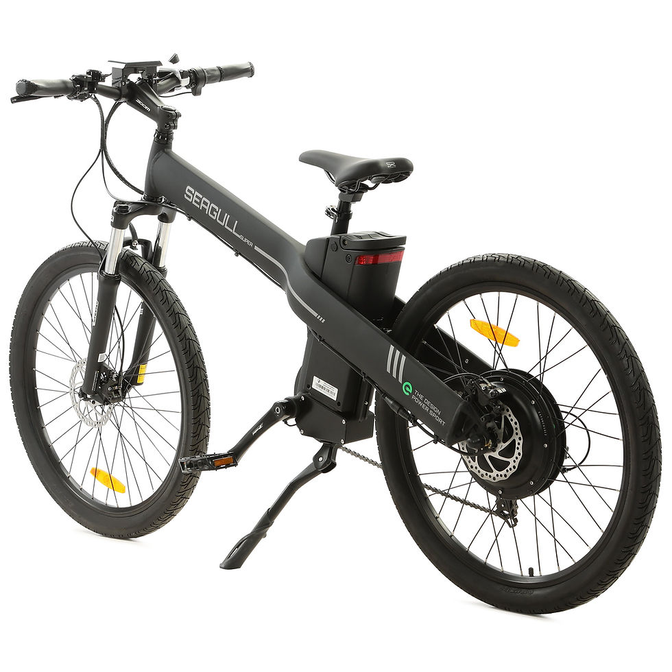 Thumbnail: Ecotric Seagull 26" Electric Mountain Bike - Matte Black
