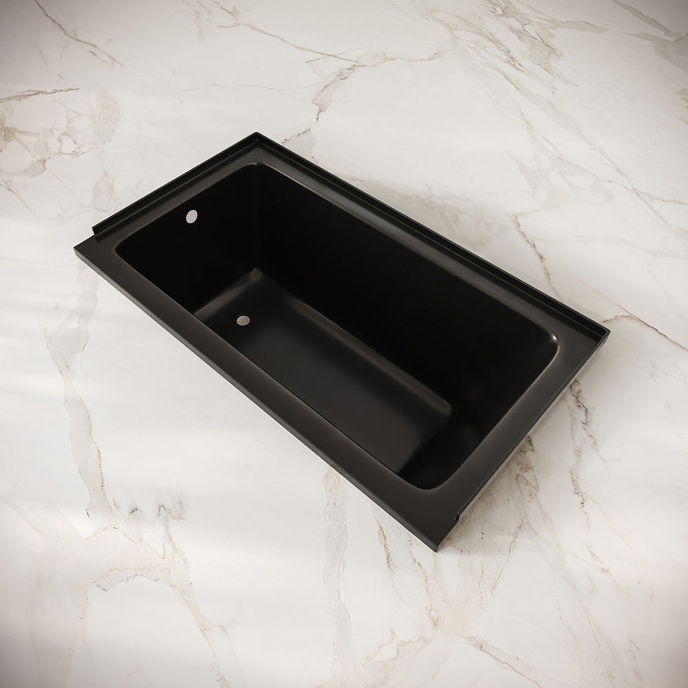Thumbnail: Swiss Madison Voltaire 54 x 30 Left Drain Soaking Alcove Bathtub in