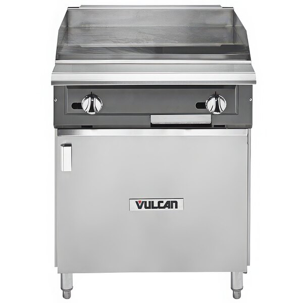 Vulcan VGM24B-LP V Series Liquid Propane 24″ Heavy-Duty Manual Range with Griddl