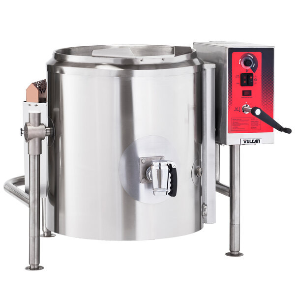 Vulcan K40GLT-LP Liquid Propane 40 Gallon Tilting 2/3 Steam Jacketed Kettle – 10