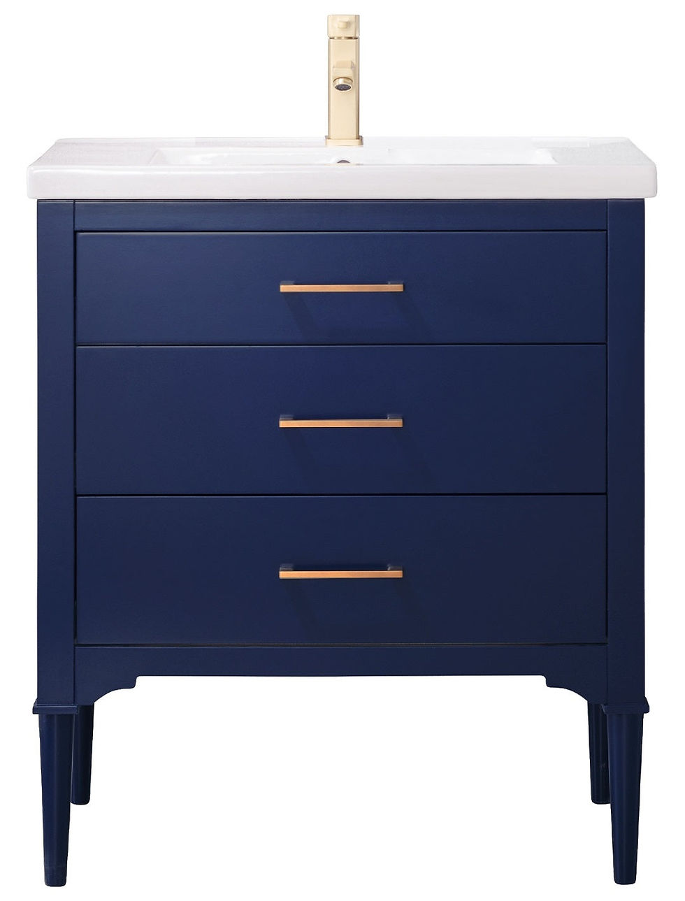 Thumbnail: Design Element Bath Kitchen Mason 30" Single Sink Vanity w/ Porcelain