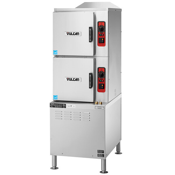Vulcan C24ET10 LWE 10 Pan Low Water / Energy Series Electric Floor Steamer – 208