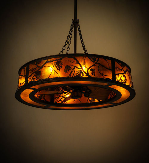 Meyda 44"W Whispering Pines Chandel-Air