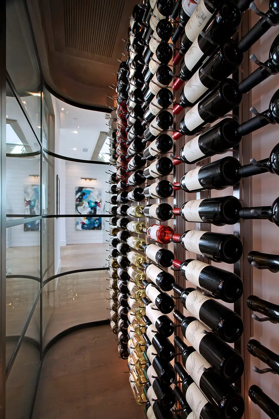 Thumbnail: W Series Wine Rack Frame Backer Bar (floor-to-ceiling wine rack component)
