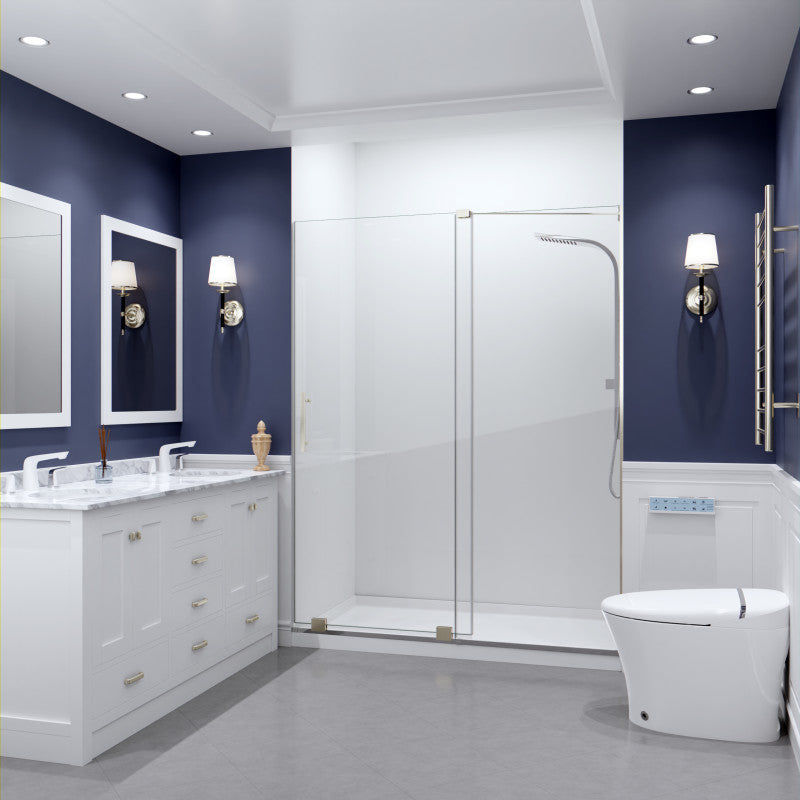 Thumbnail: ANZZI Longboat Series 60 in. x 76 in. Semi-Frameless Shower Door w/