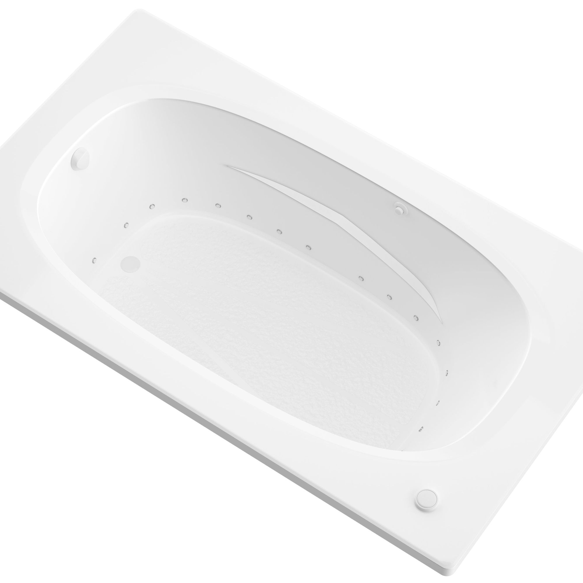 Atlantis Whirlpools Polaris 42 x 66 Rectangular Air Jetted Bathtub 4266PAR