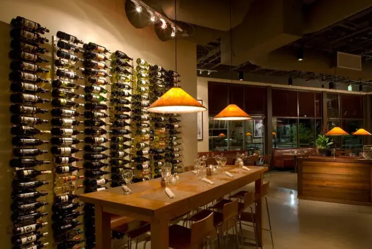 Thumbnail: W Series Wine Rack 8 (modern wall mounted metal bottle storage)