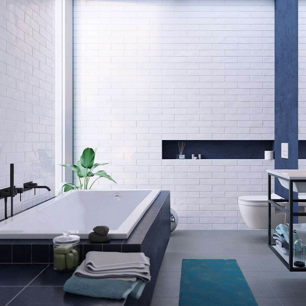 Thumbnail: Swiss Madison Voltaire 60" x 36" Reversible Drain Drop-In Bathtub