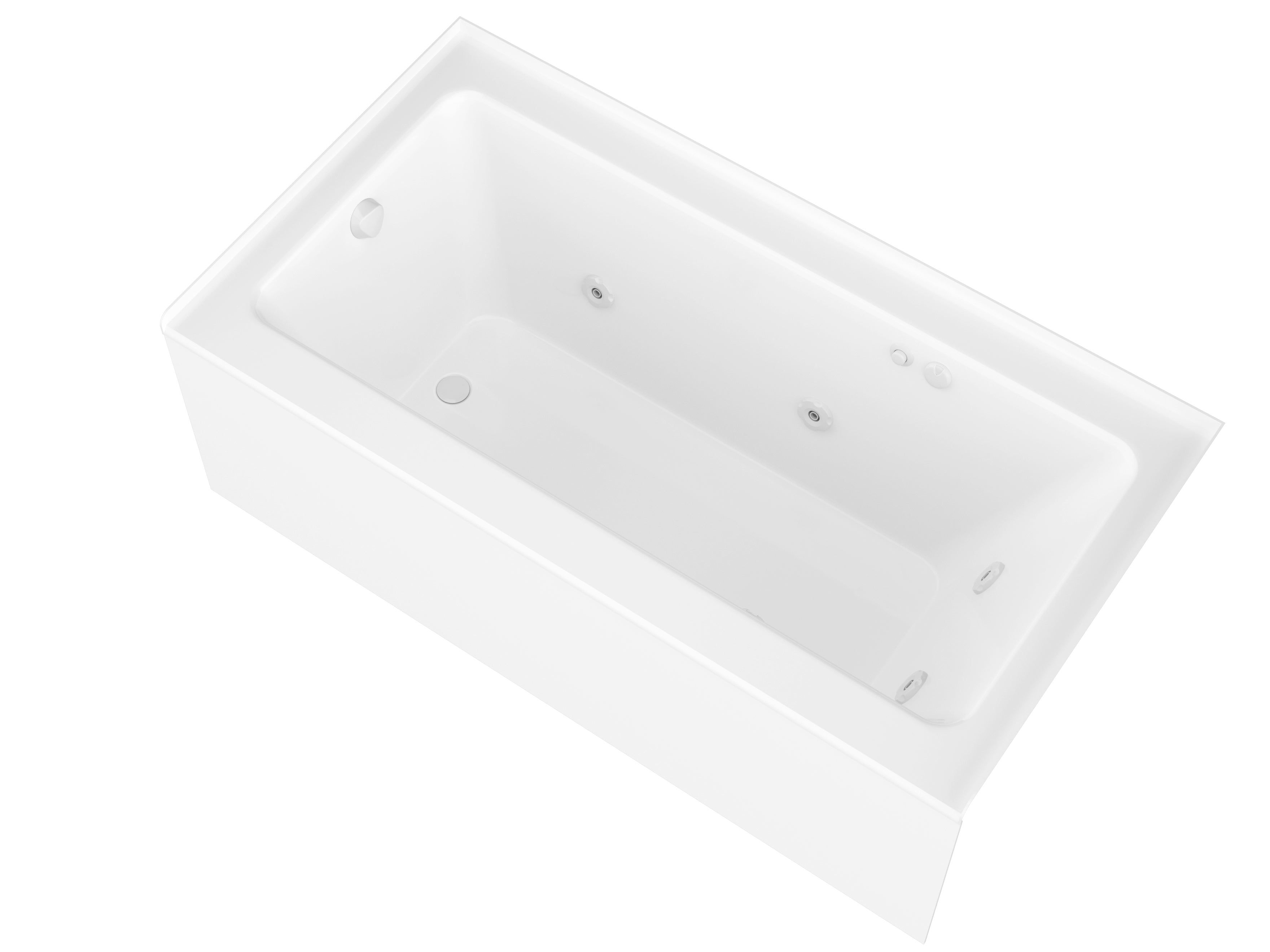Atlantis Whirlpools Soho 32 x 60 Front Skirted Whirlpool Tub with Left Drain 326