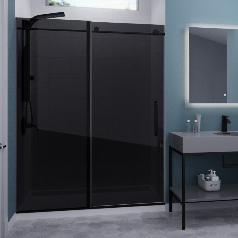 Thumbnail: ANZZI Madam Series Frameless Sliding Shower Door w/ Clear Tempered