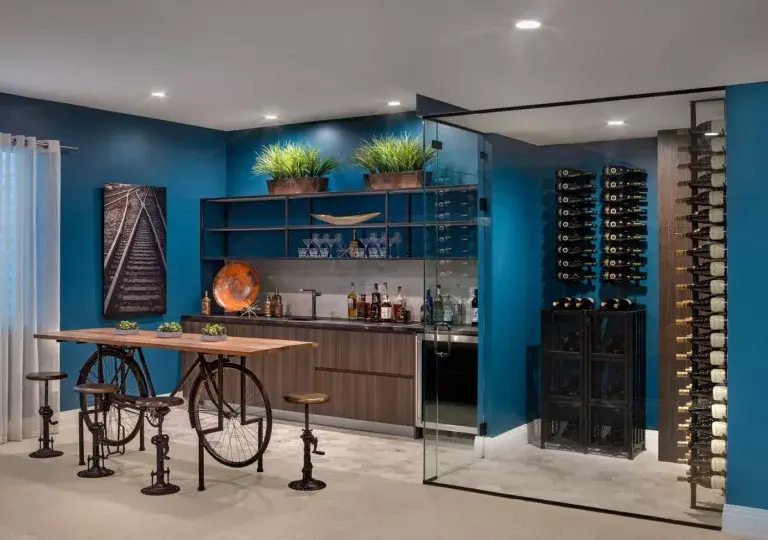 Thumbnail: Case & Crate Locker Doors (freestanding metal wine rack accessory)