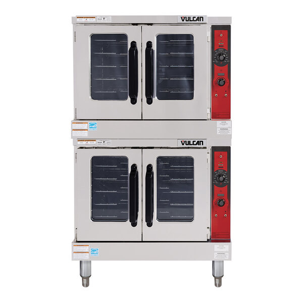 Vulcan VC55ED-208/3 Double Deck Full Size Electric Convection Oven – 208V, Field