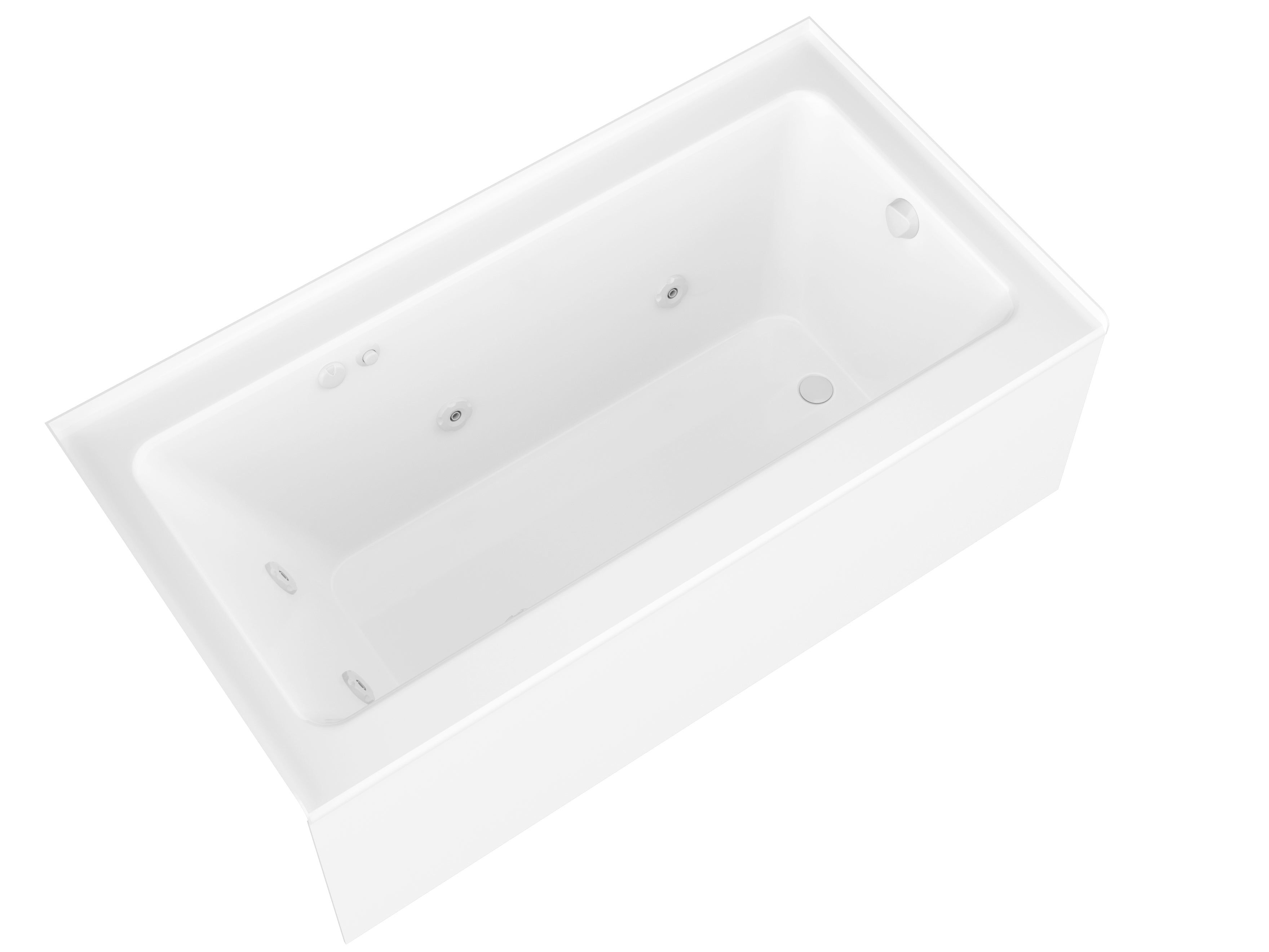 Atlantis Whirlpools Soho 30 x 60 Front Skirted Whirlpool Tub with Right Drain 30