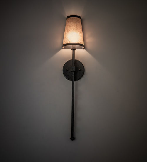 Meyda 5" Wide Verheven Wall Sconce