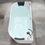 Thumbnail: 71" Freestanding Hydro Massage Whirlpool Bathtub with Center Drain
