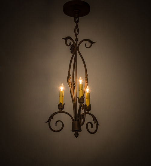 Meyda 12"W Alexandria 3 LT Chandelier
