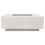Thumbnail: Prism Hardscapes Tavola 3 48" Ultra White Square Concrete Natural Gas Fire Pit T