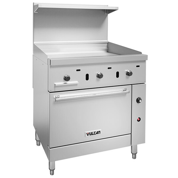 Vulcan 36S-36GTP Endurance Liquid Propane 36″ Range with Thermostatic Griddle
