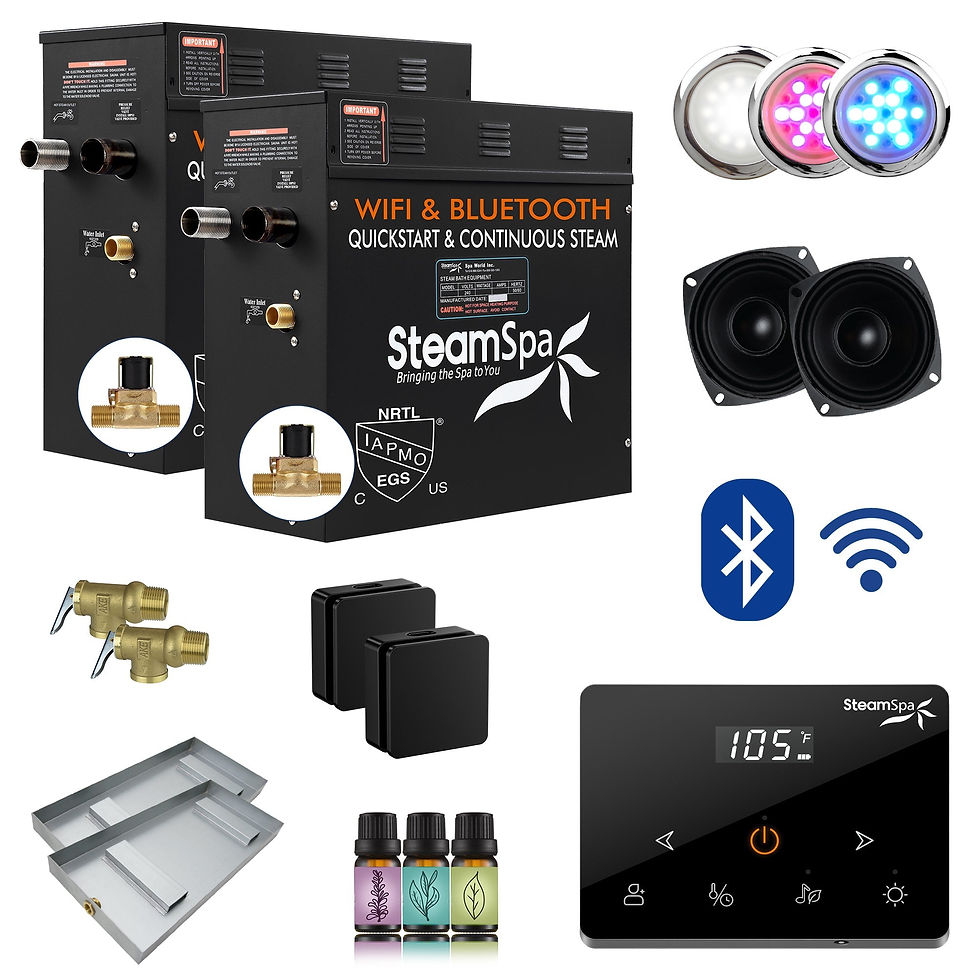 Thumbnail: Black Series Wireless Deluxe Package with New Square Steam Heads