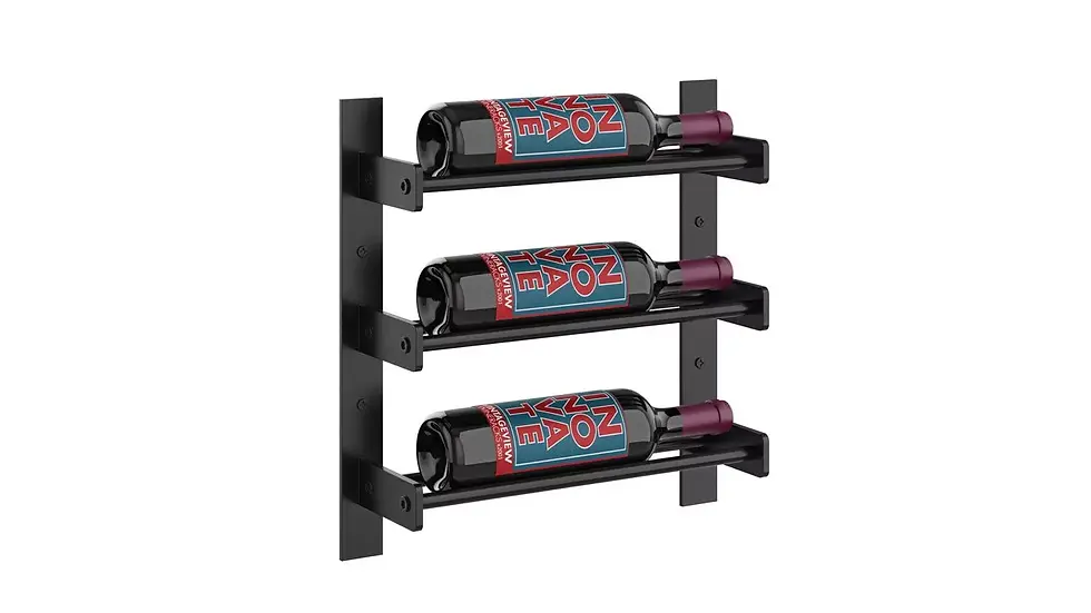 Thumbnail: Evolution Wine Wall 15 1C (wall mounted metal wine rack)