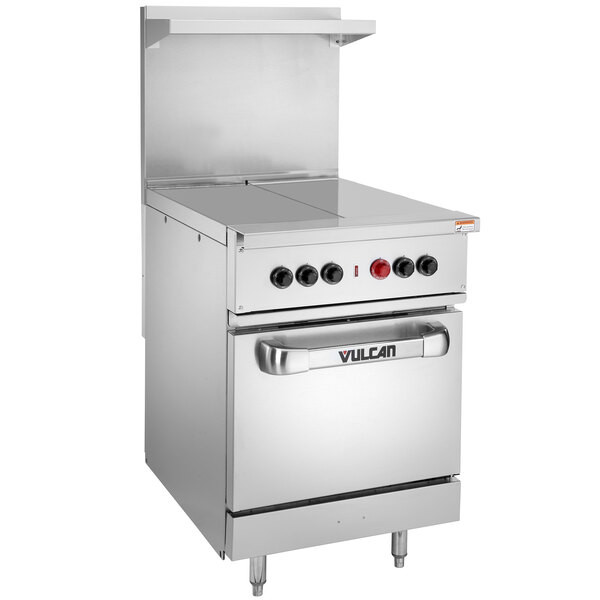 Vulcan EV24S-2HT2083 Endurance Series 24″ Electric Range with 2 Hot Tops and Ove