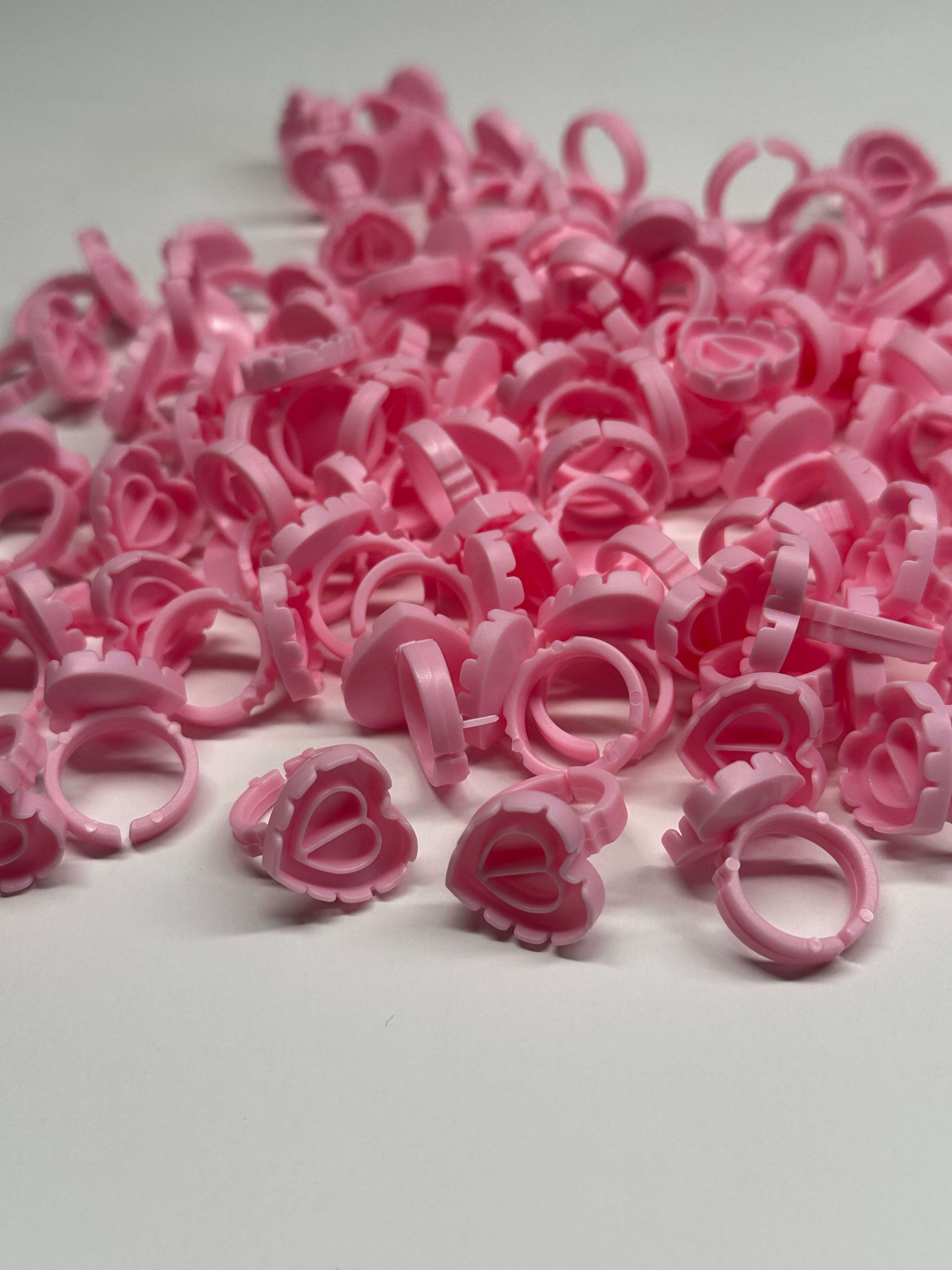 Heart Glue Rings