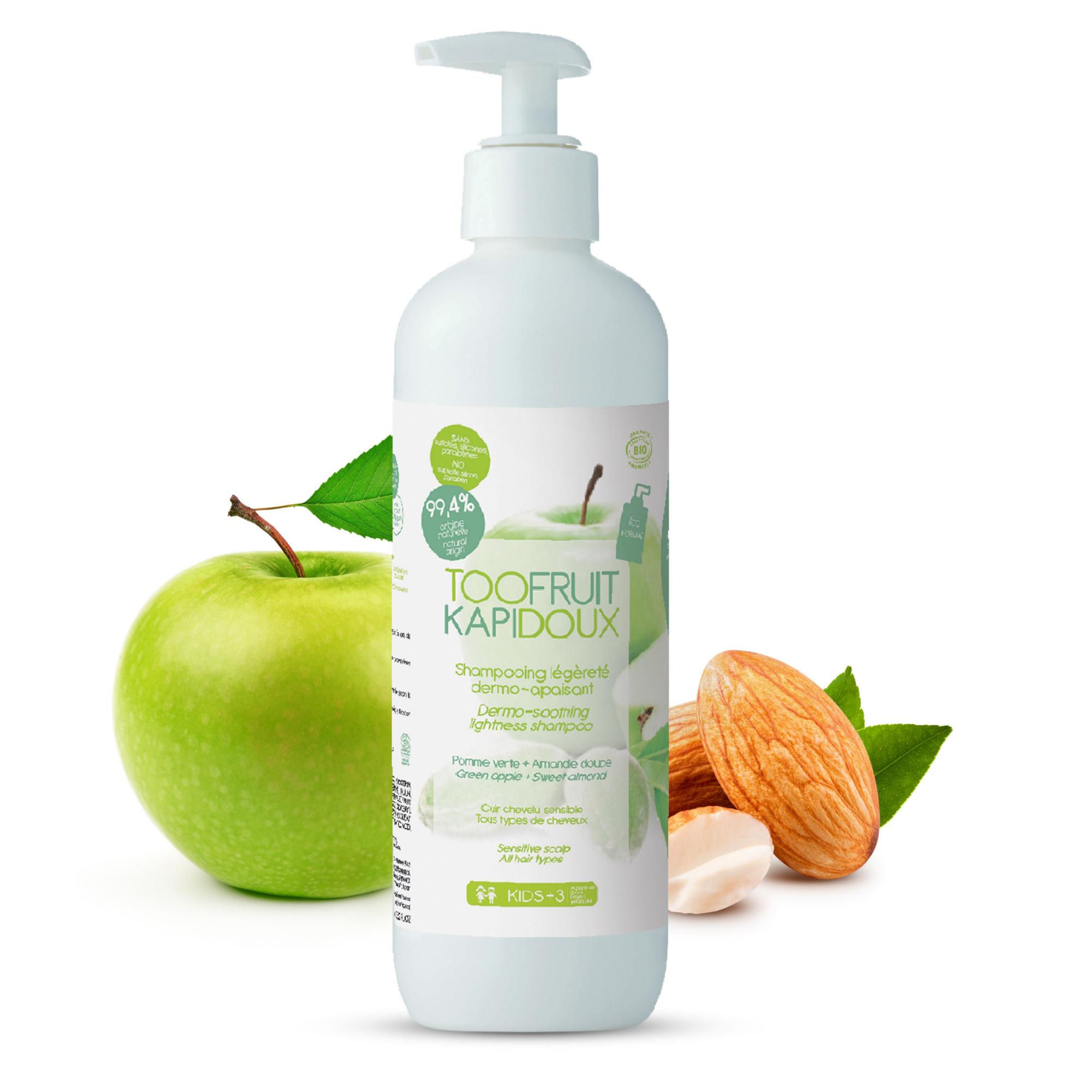 KAPIDOUX SHAMPOOING POMME VERTE – AMANDE DOUCE