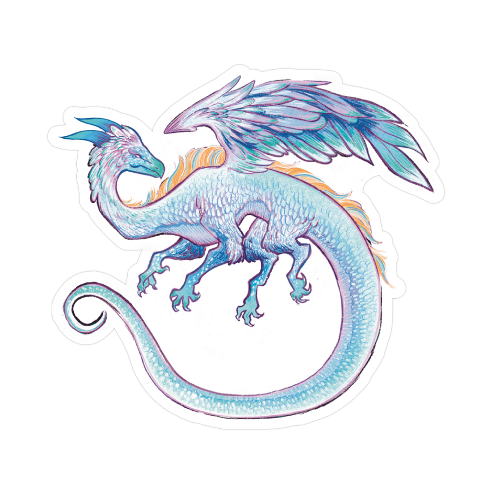 Ice Dragon Sticker