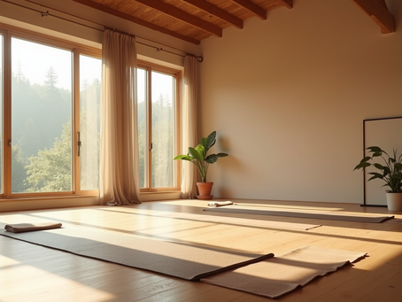 Raum für Yoga und spirituelle Entwicklung schaffen